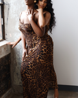Leopard Print Maxi Dress- (FINAL Restock)