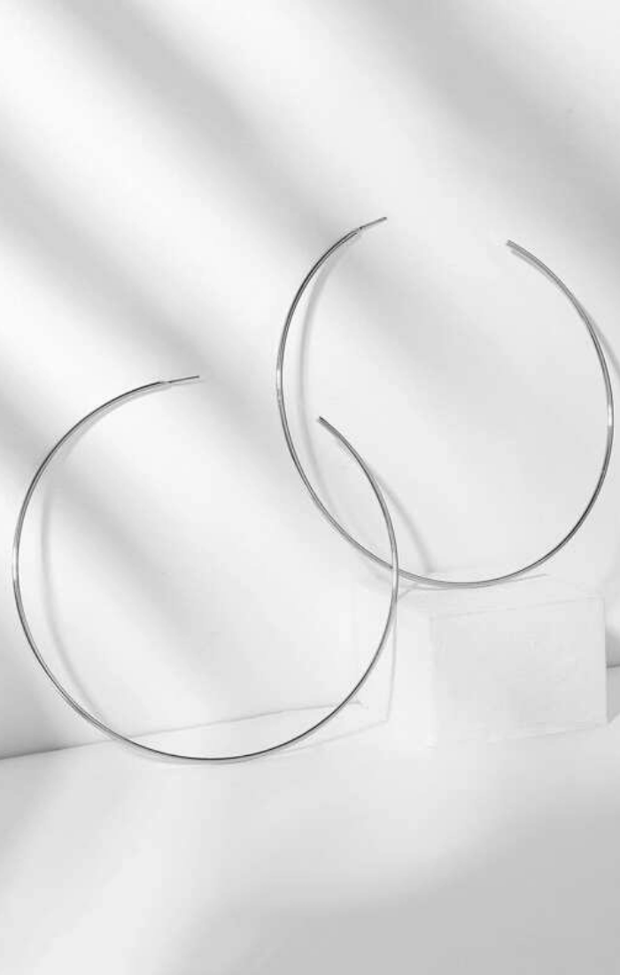 Classic Thin Jumbo Hoops